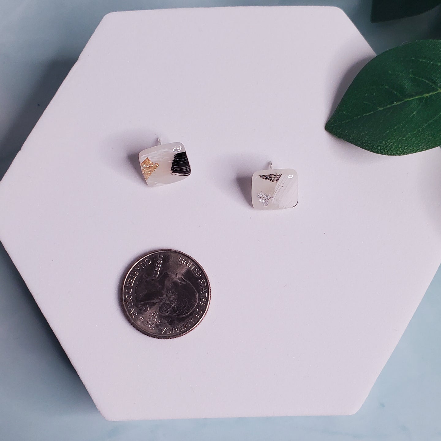 Abstract Square Stud